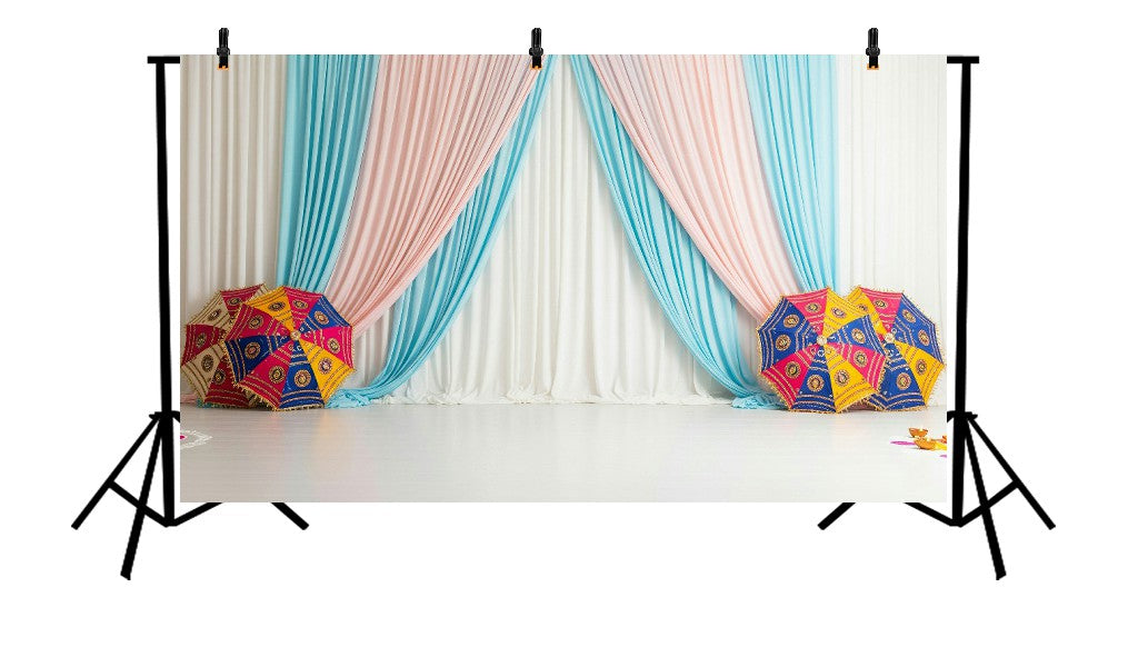 PASTEL WEDDING DECOR - PRINTED BACKDROP