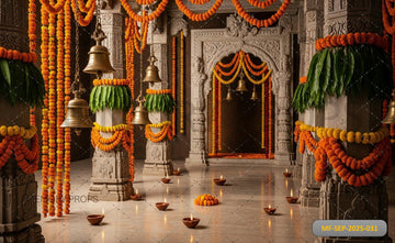 TRADITIONAL DIWALI - PRINTED BACKDROP