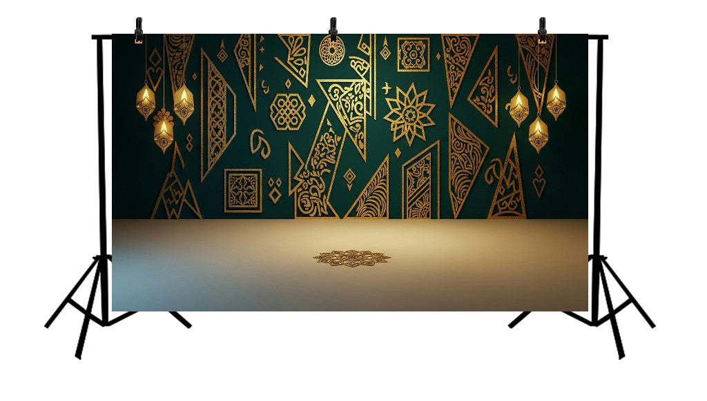 ELEGANT GEOMETRIC DIWALI - PRINTED BACKDROP
