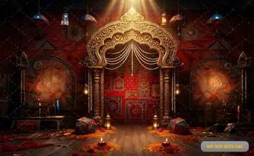 VIBRANT UMBRELLA DECOR - PRINTED BACKDROP