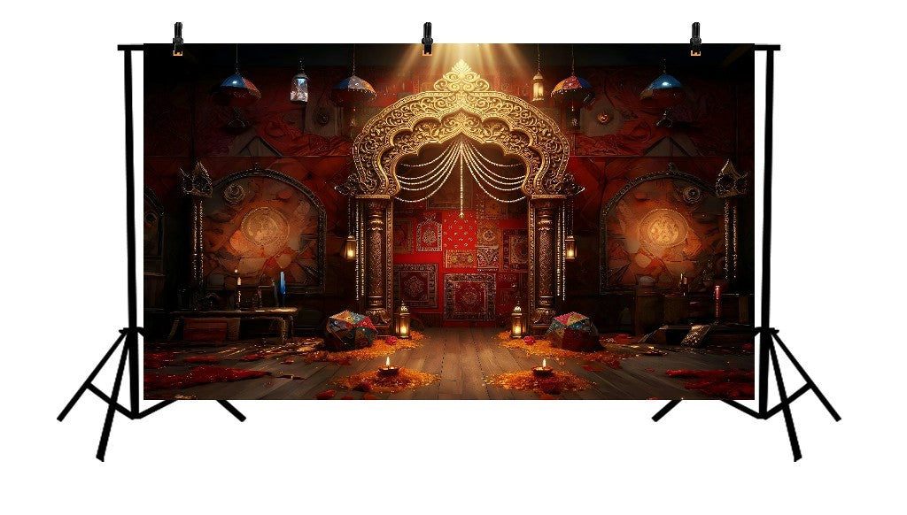 VIBRANT UMBRELLA DECOR - PRINTED BACKDROP