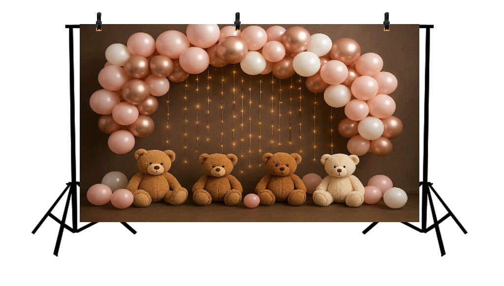 TEDDY BEAR PARTY - PRINTED BACKDROP
