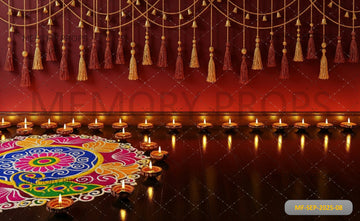 INDIAN DIWALI DECOR - PRINTED BACKDROP