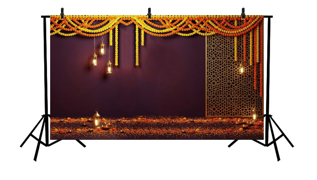 INDIAN FESTIVE GLOW - PRINTED BACKDROP