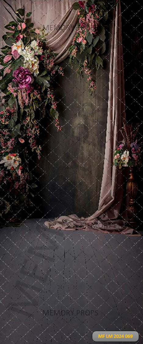DARK VINTAGE WALL - PRINTED BACKDROPS