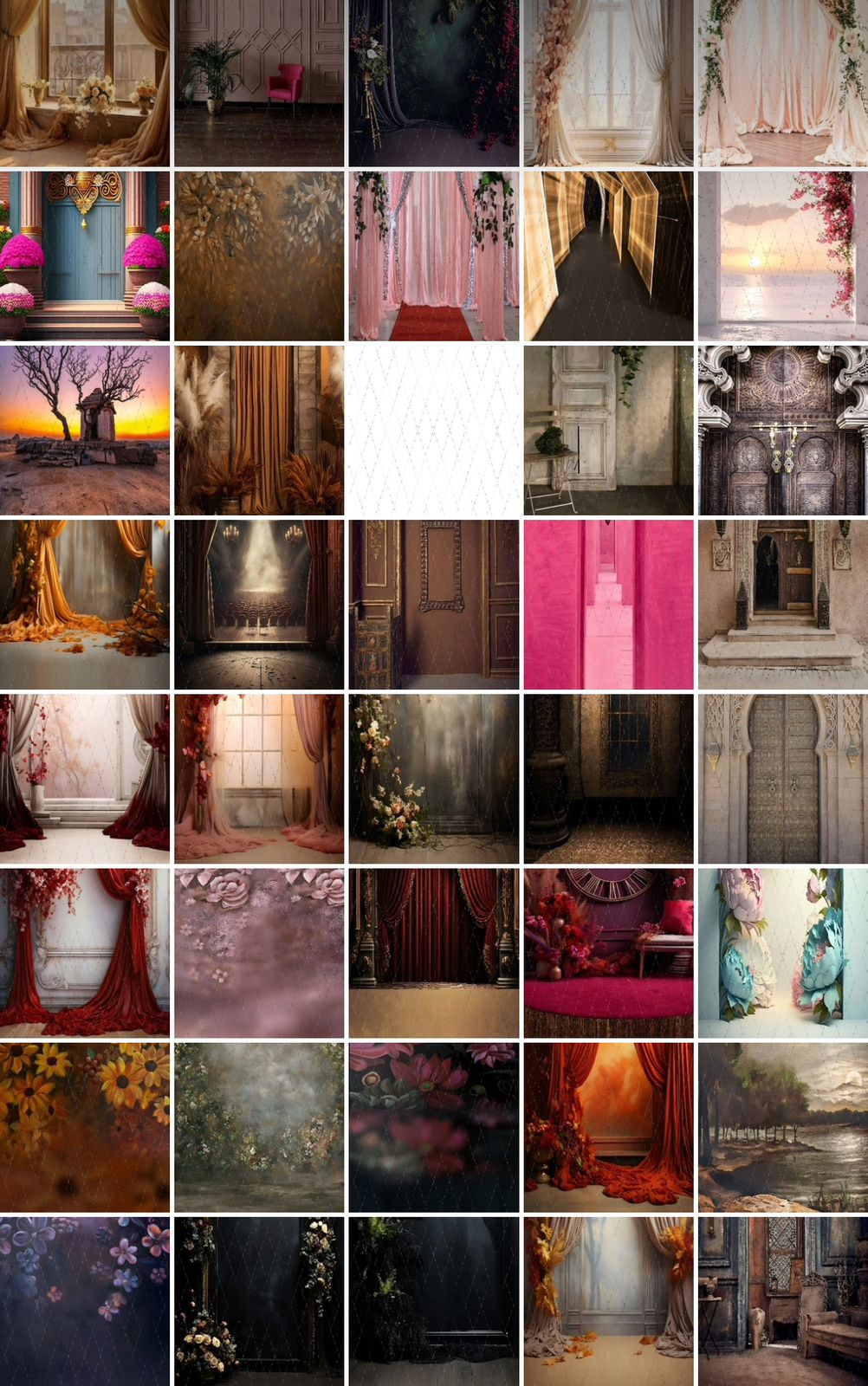 BOHO SERENITY - PRINTED BACKDROP