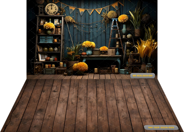 HOGWARTS THEME + WOODEN FLOORING BACKDROPS