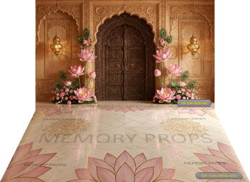 ROYAL LOTUS PALACE + FLOOR COMBO - PRINTED BACKDROP