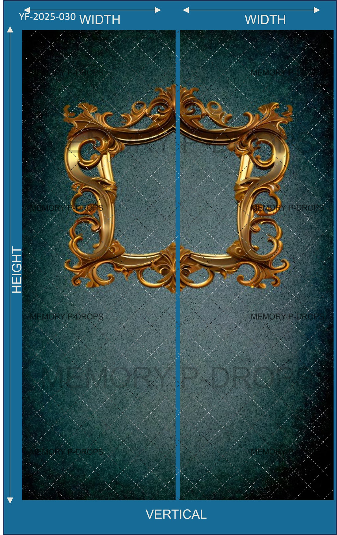 HISTORICAL INSPIREDE PHOTO FRAME PRINTED BACKDROP