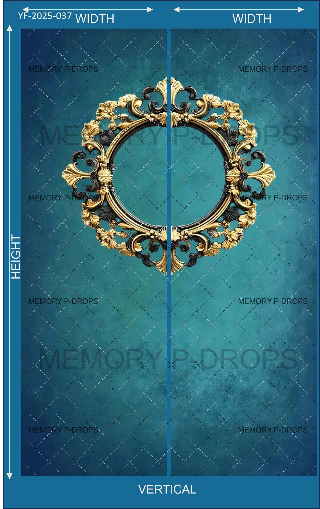 PREMIUM DECORATIVE PHOTO FRAME PRINTED BACKDROP