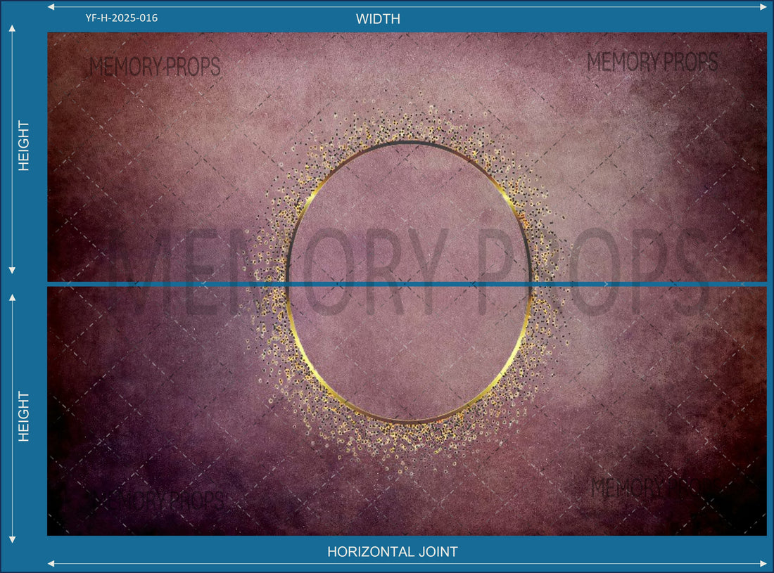 ANTIQUE EMBELLISHED PHOTO FRAME PRINTED BACKDROP