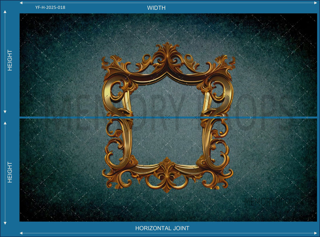EXQUISITE LUXURY PHOTO FRAME PRINTED BACKDROP