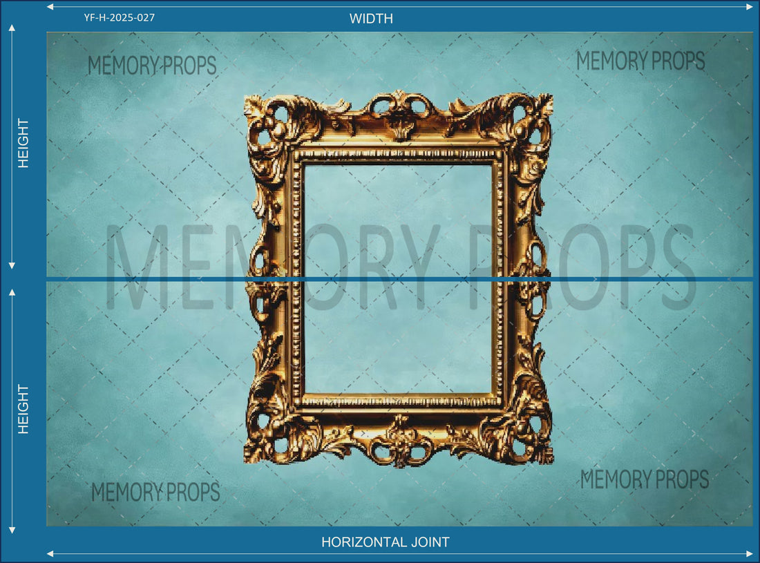 CLASSIC ORNAMENTAL PHOTO FRAME PRINTED BACKDROP