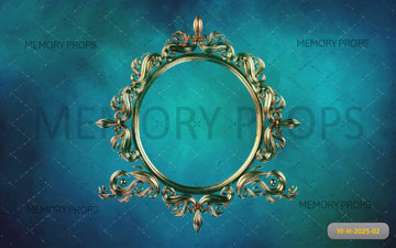 LUXURY GOLDEN PHOTO FRAME PRINTED BACKDROP