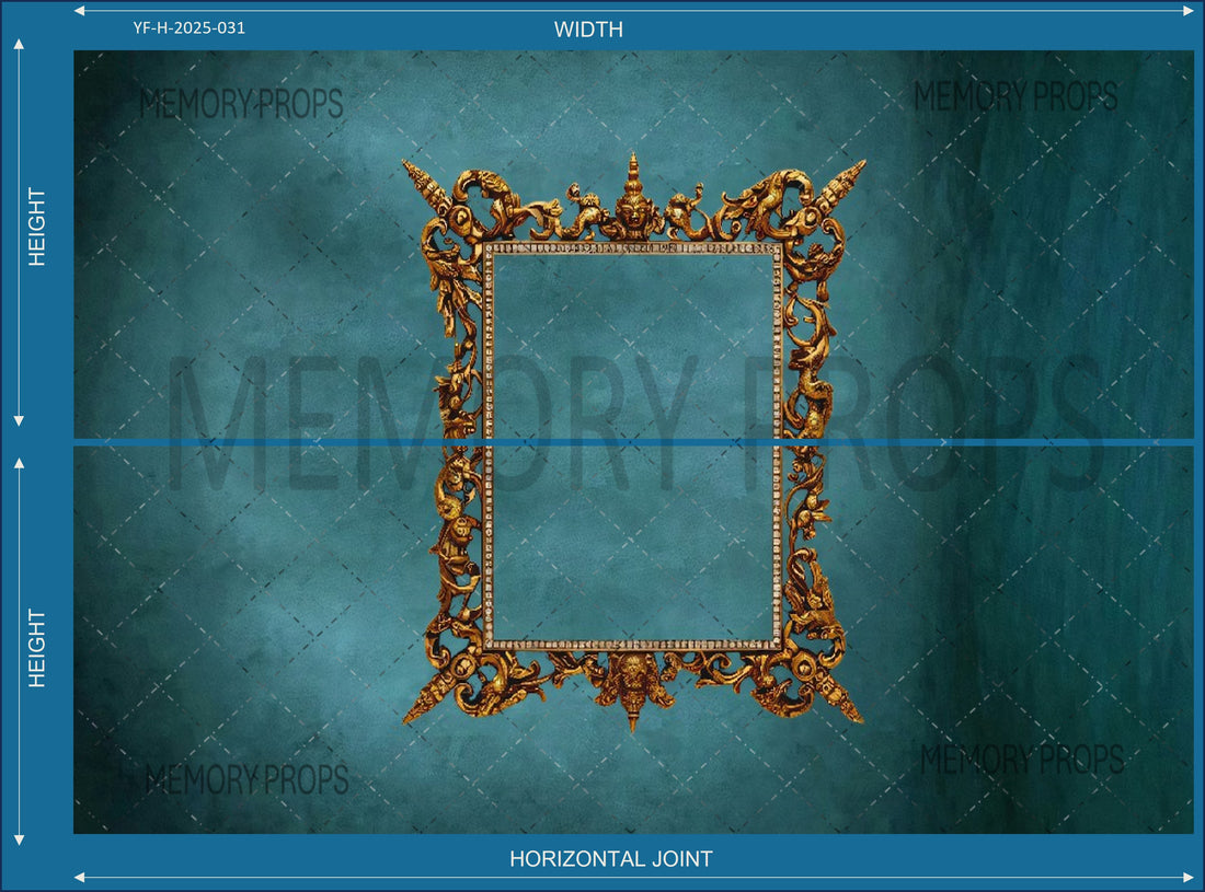 RENAISSANCE INSPIRED PHOTO FRAME PRINTED BACKDROP