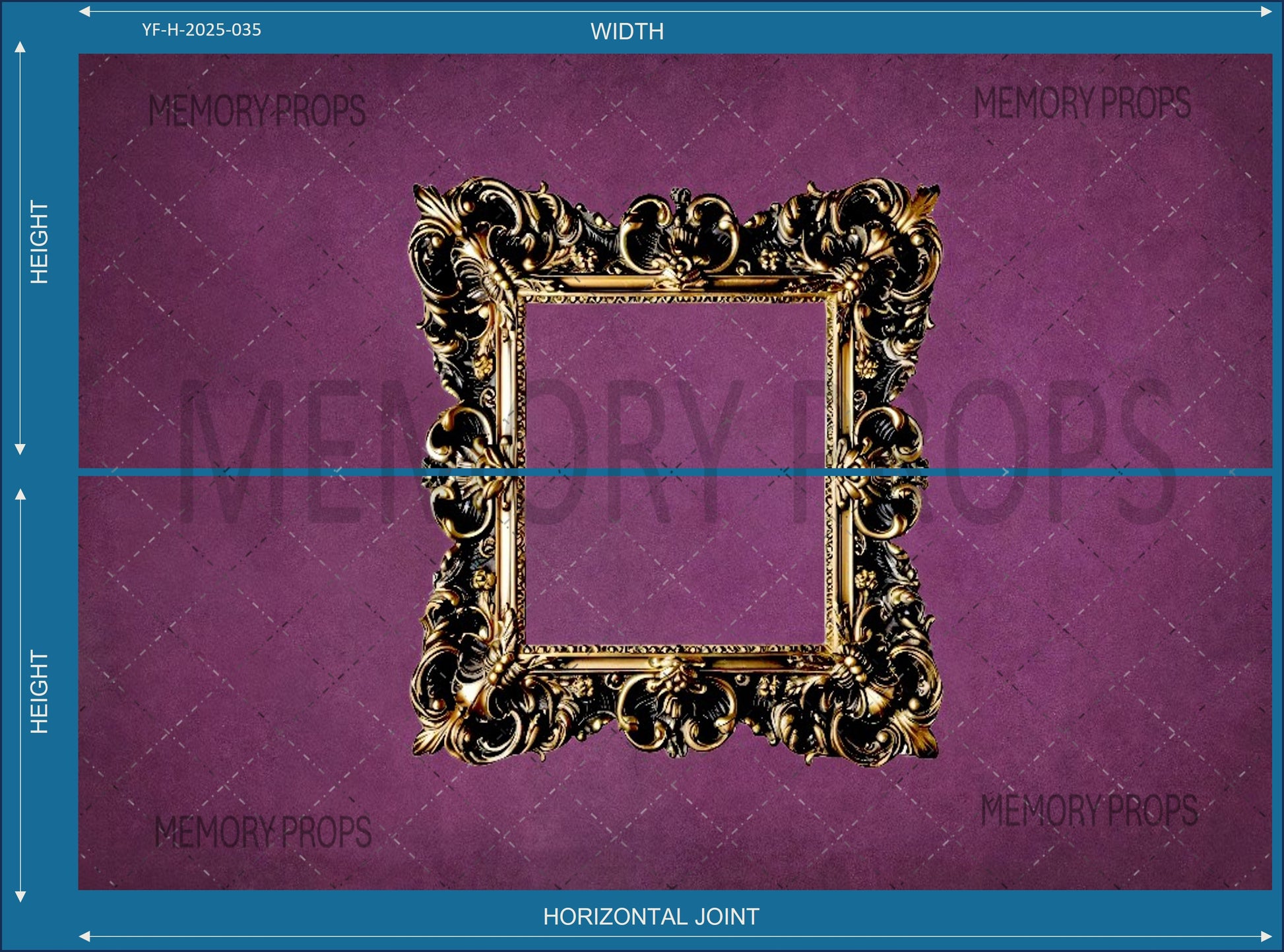 Regal Decorative Photo Frame Printed Backdrop