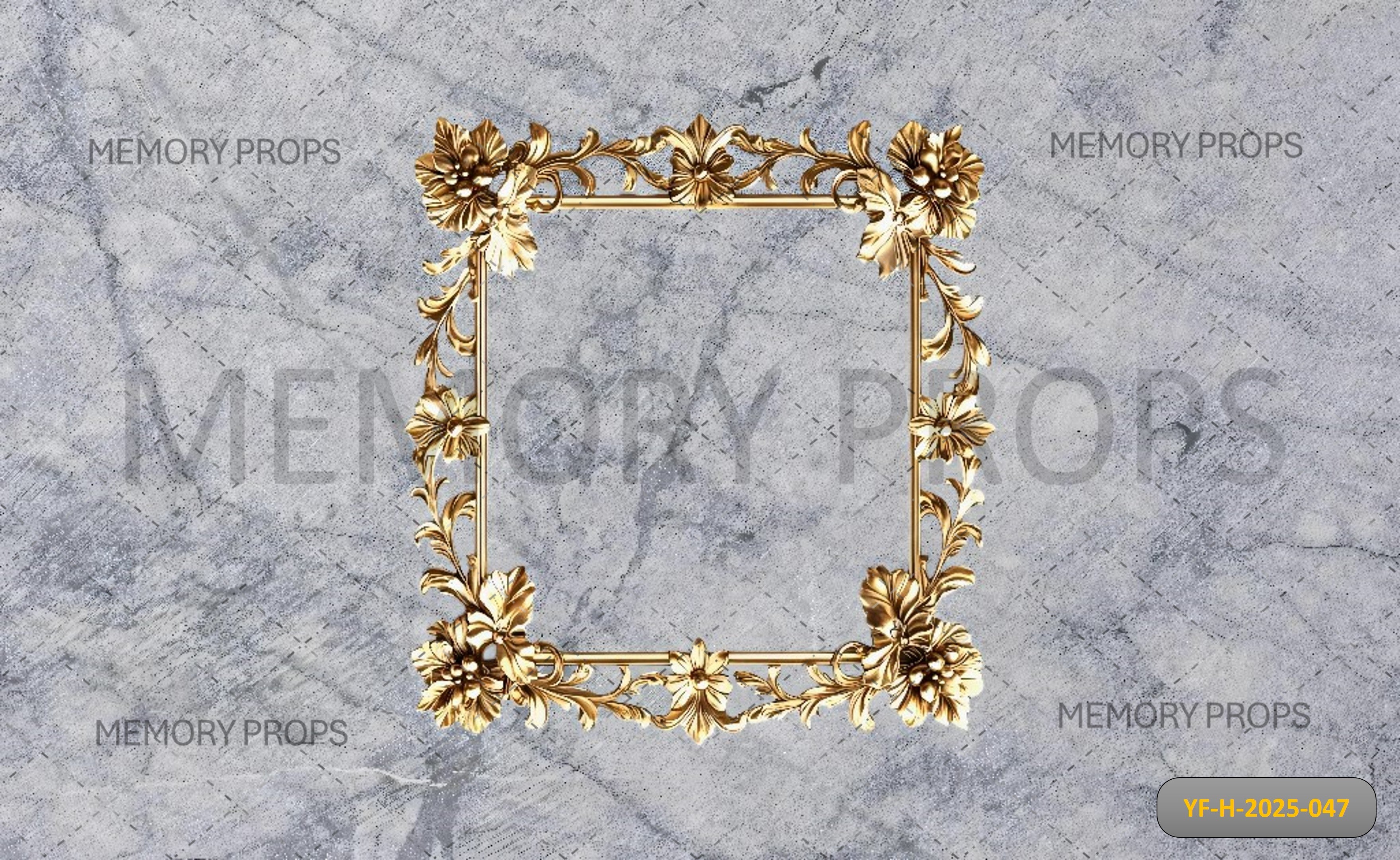 Exclusive Luxury Photo Frame Printed Backdrop