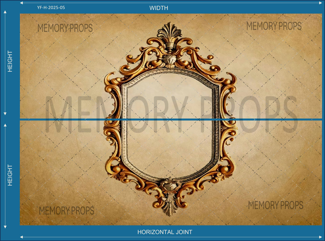 PREMIUM DECORATIVE PHOTO FRAME PRINTED BACKDROP